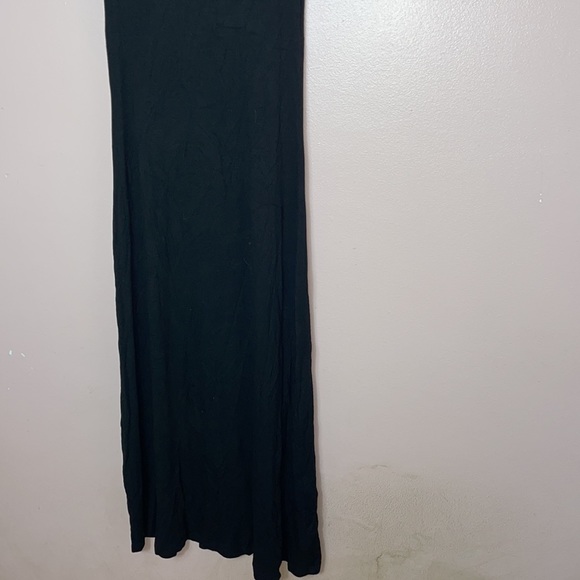 Enza Costa Rib Silk Square Neck A Line Midi Dress - Picture 2 of 5